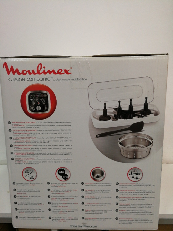 Robot De Cocina Moulinex 6 Programas Hf800a13 Blanco