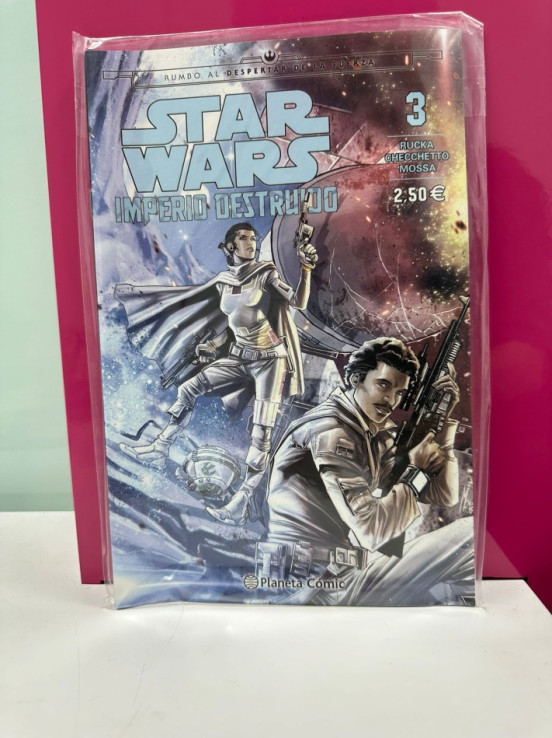 9-9-47790-1-Coleccionismo vintage Comic Star wars imperio destruido