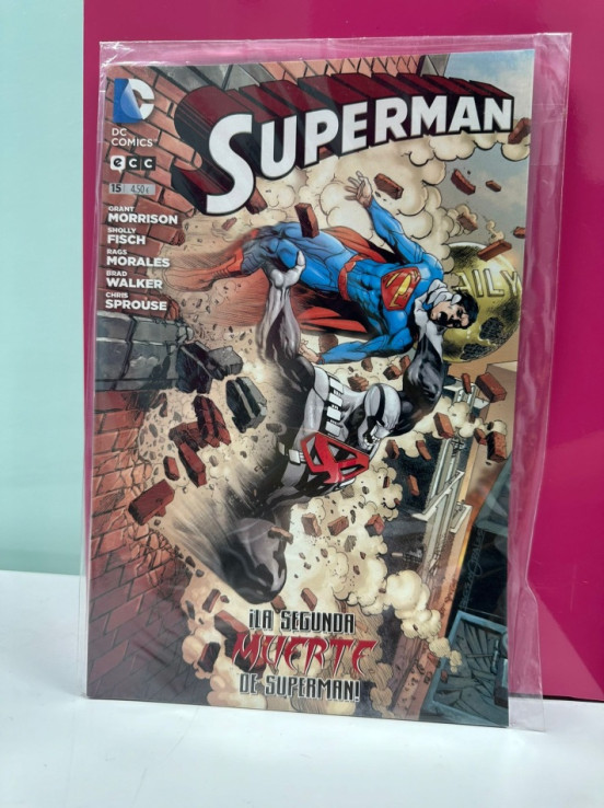9-9-47815-1-Coleccionismo vintage Comic Superman (la segunda muerte de Superman) Nº15 