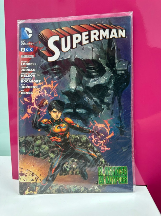 9-9-47826-1-Coleccionismo vintage Comic Superman(el regreso de Krypton) Nº25