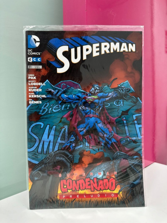 9-9-48050-1-Coleccionismo vintage Comic Superman condenado preludio (DC31)