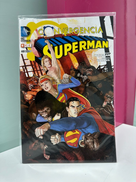 9-9-48051-1-Coleccionismo vintage Comic Superman convergencia (DC43)